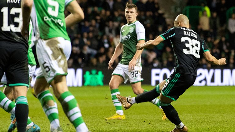 Daizen Maeda scored as Celtic recorded their 12th straight league win