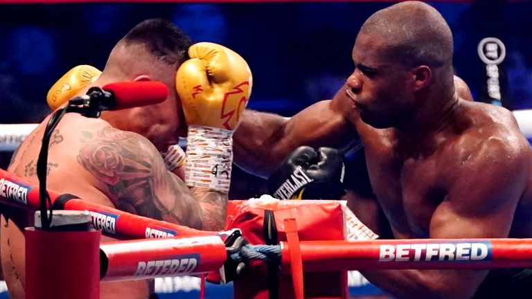 Daniel Dubois recovered from three first-round knockdowns to beat Kevin Lerena