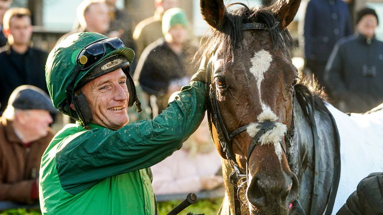 Daryl Jacob smiles after a winning ride on Nusret