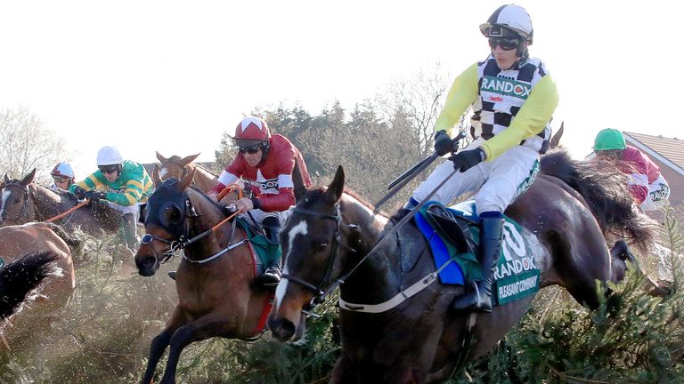 Davy Russell guiding Tiger Roll to Grand National glory