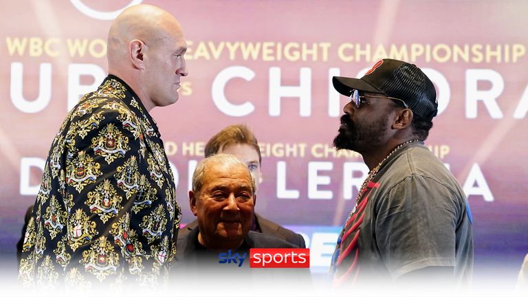 Tyson Fury and Derek Chisora go head to head as they prepare for their bit title showdown.