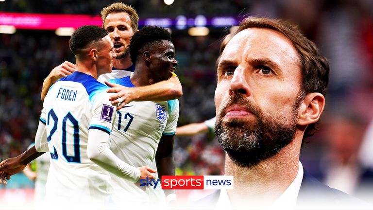 England celebrate against Senegal