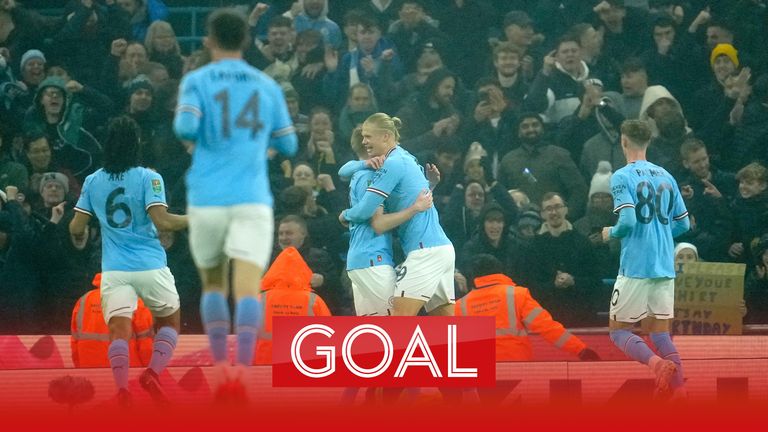 He's back! Haaland strikes early for City