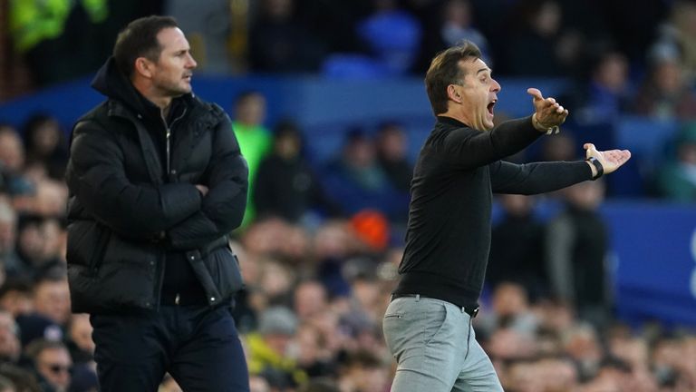 There was plenty of tension on display at Goodison