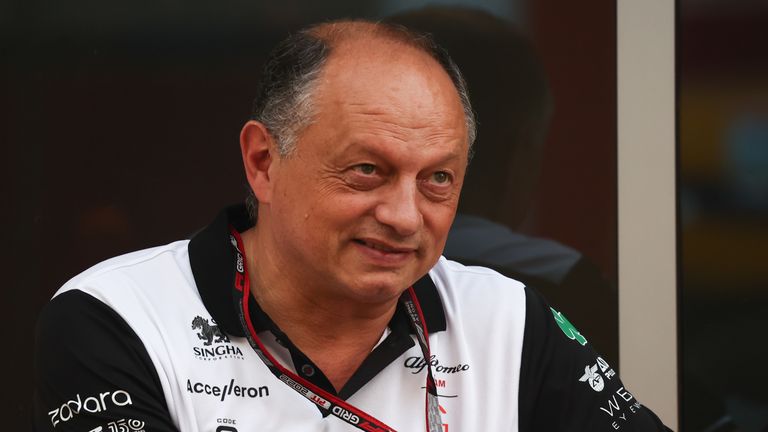 Fred Vasseur is leaving Alfa Romeo in January to become Ferrari team principal