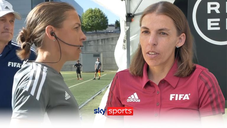 Stephanie Frappart will become the first woman to referee a match at a men&#39;s World Cup.