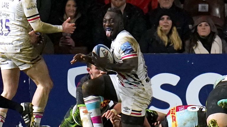 Gabriel Ibitoye was on the scoresheet as Bristol claimed a crucial Premiership win at Harlequins 