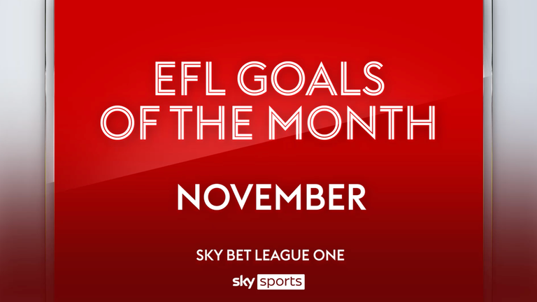 The November Goals of the Month for Sky Bet League One