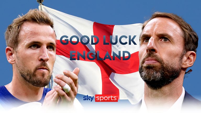 Watch messages of good luck for England  from stars or Sport and Entertainment