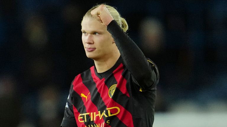 Manchester City manager Pep Guardiola believes Erling Haaland is not at his best despite two goals | Football News | Sky Sports