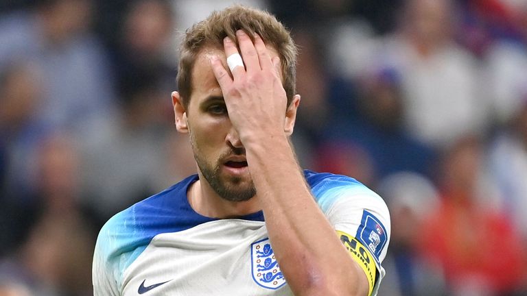 Harry Kane endured penalty disappointment in England's World Cup defeat to France