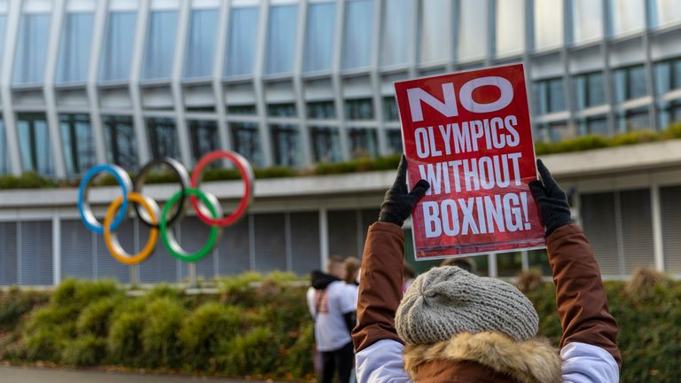 The IOC is discussing boxing&#39;s future at their executive board meeting