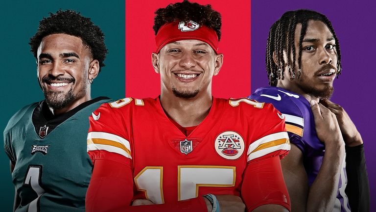 Jalen Hurts, Patrick Mahomes and Justin Jefferson are all in the running for league MVP in 2022