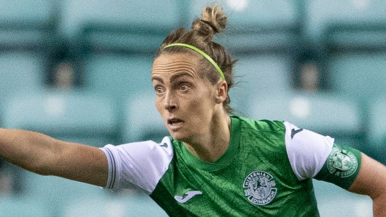 Joelle Murray has been in Hibs' first team since 2004.