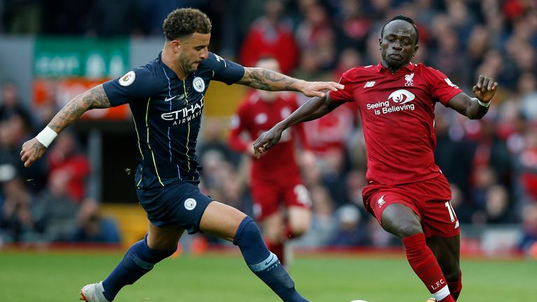 Kyle Walker regards Sadio Mane as the toughest opponent he's faced