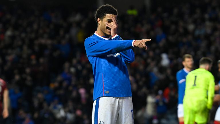 Malik Tillman scored Rangers&#39; third against Motherwell