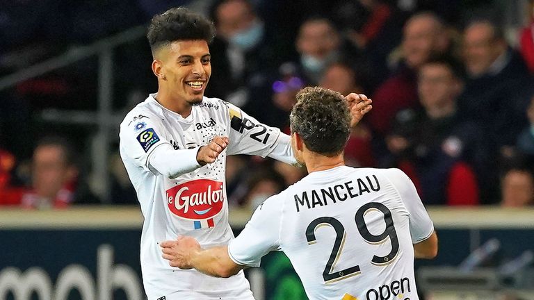 Azzedine Ounahi joined Angers from US Avranches in July 2021                               