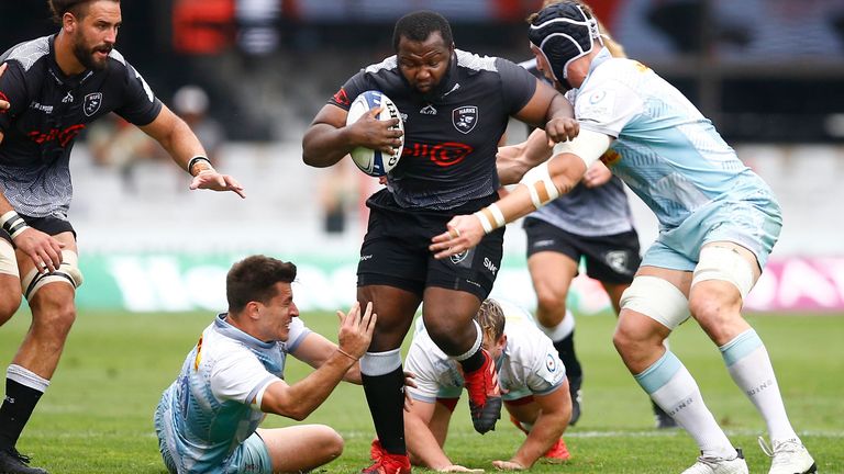 Ox Nche's sending-off did not stop Sharks becoming the first South African team to win a European Champions Cup match