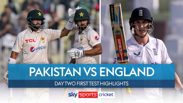 Pakistan v England 1. Testtag 2 Höhepunkte