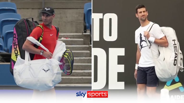 Nadal dan Djokovic bersiap untuk Australia Terbuka