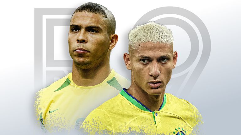 Brazil's Ronaldo and Richarlison