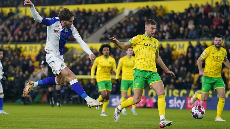 Ben Gibson put the ball into his own net to hand Blackburn the lead