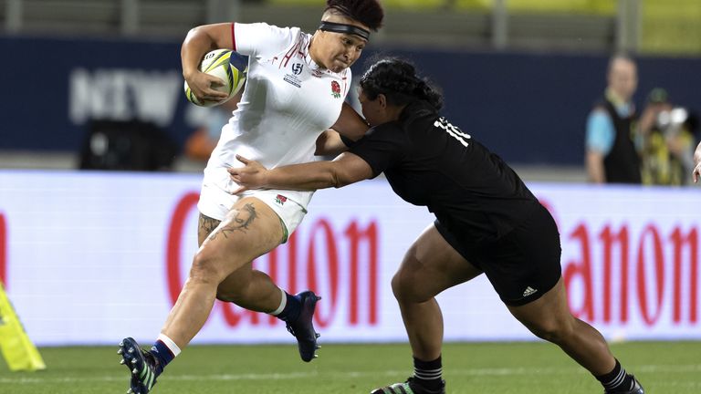 Brown played for England in the Rugby World Cup final this year