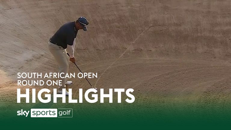 Highlights of the opening round of the South African Open