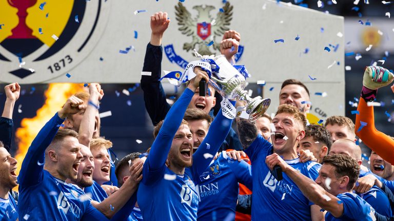 St Johnstone won the Scottish Cup in May 2021
