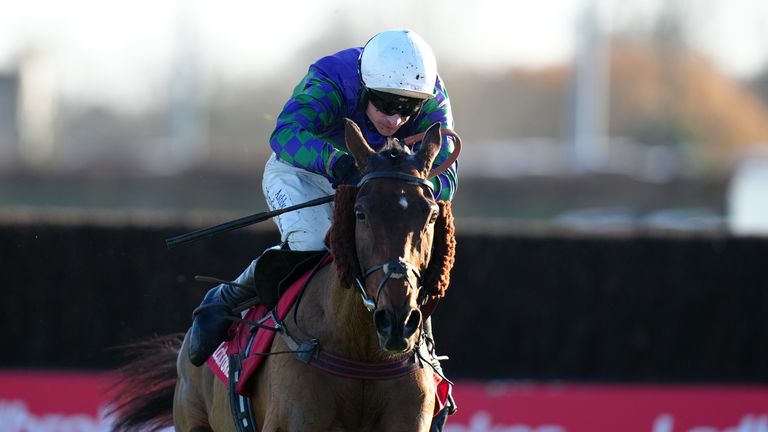 Thyme Hill goes clear to win the Kauto Star Novices' Chase