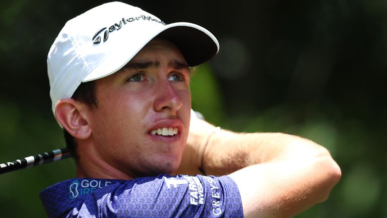 Tom McKibbin holds a one-stroke lead in Singapore