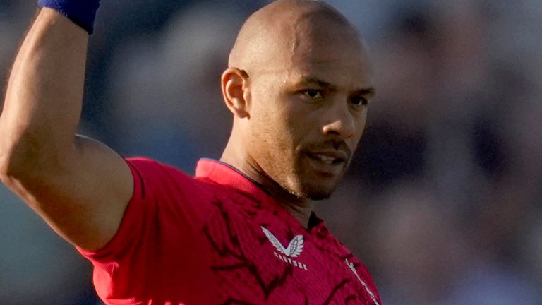 England's Tymal Mills 