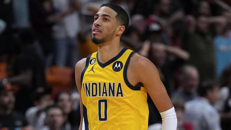 Indiana Pacers guard Tyrese Haliburton