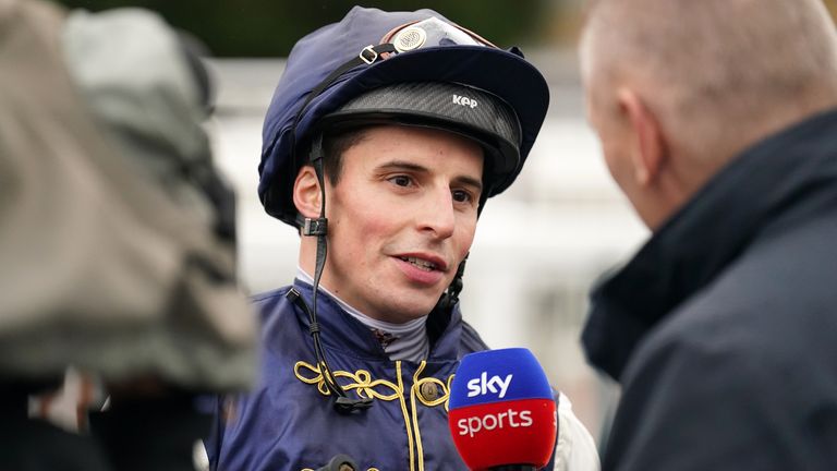 El jinete campeón William Buick habla con Matt Chapman de Sky Sports Racing