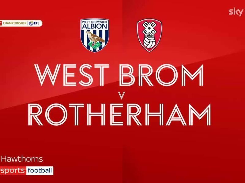 REPORT  West Brom 3 v 0 Rotherham - News - Rotherham United