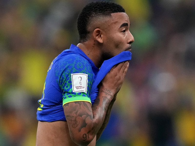 Gabriel Jesus Arsenal Forward Undergoes Knee Surgery After Injury At World Cup With Brazil Football News Sky Sports