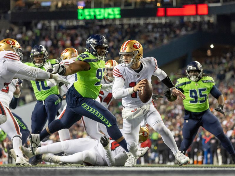 49ers 21-13 Seahawks: Brock Purdy's fairy-tale story has a golden chapter  as he leads 49ers to NFC West title