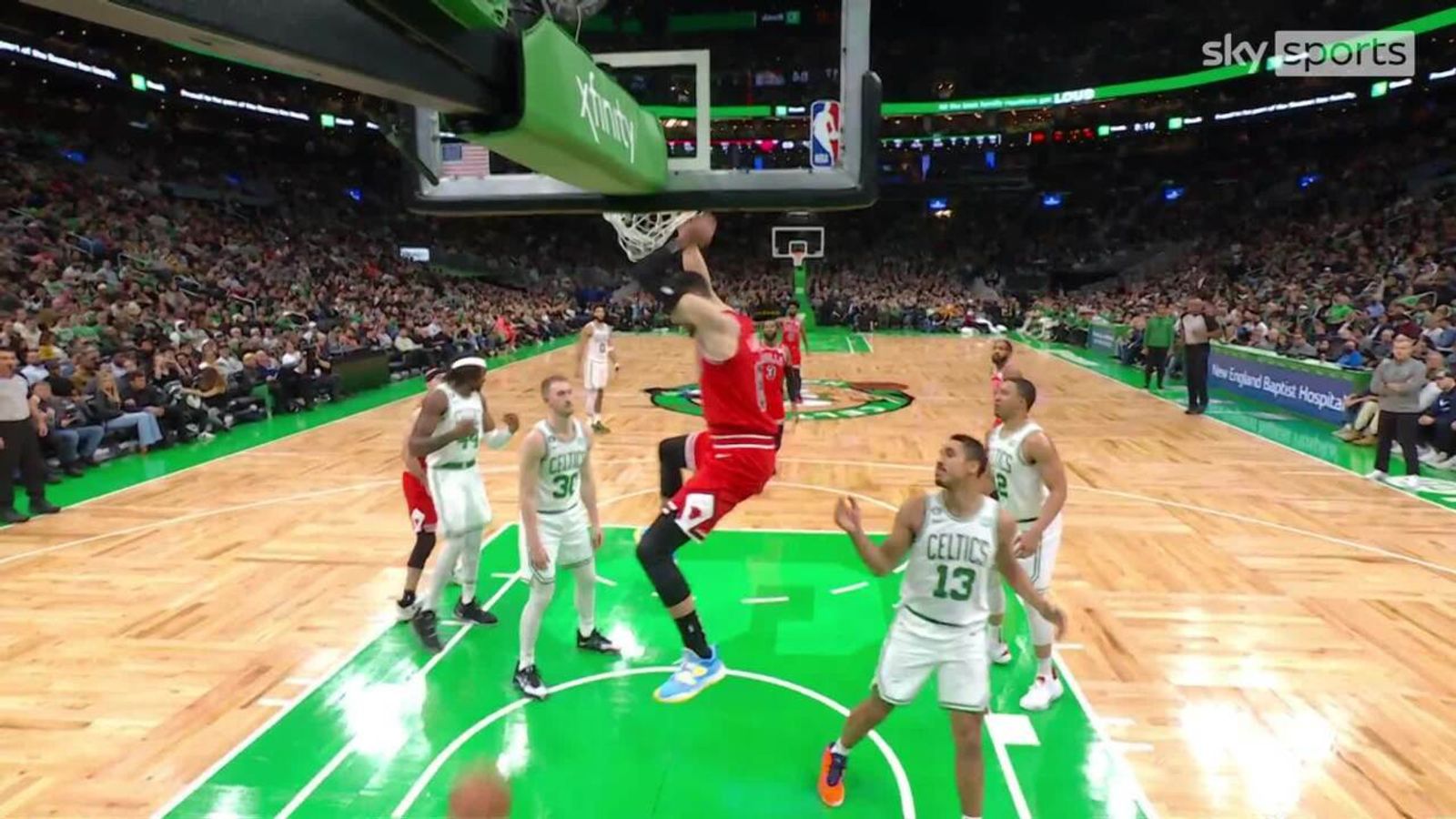 LaVine rebounds free throw like it's an alleyoop NBA News Sky Sports