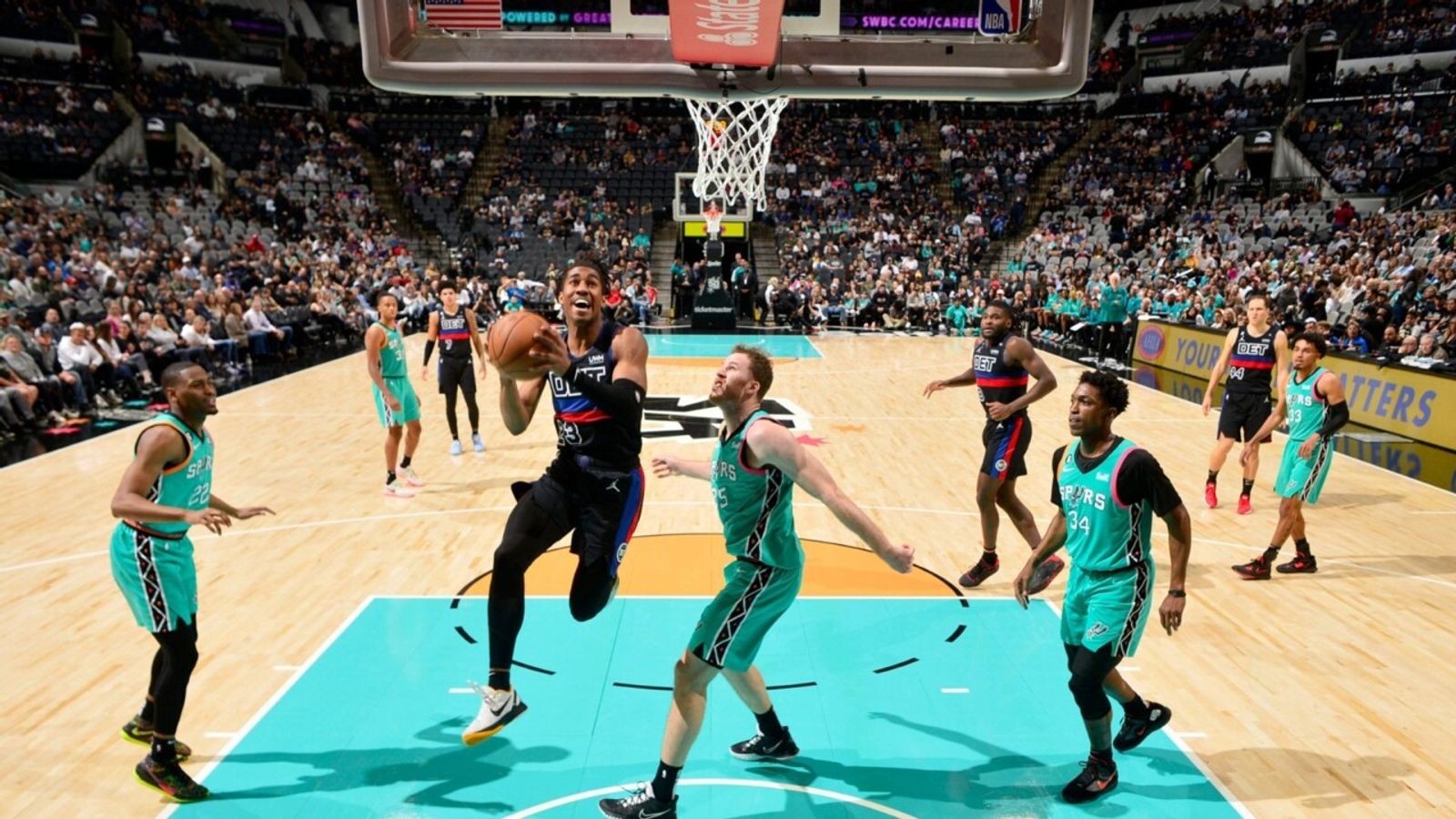 Detroit Pistons 109121 San Antonio Spurs NBA highlights NBA News