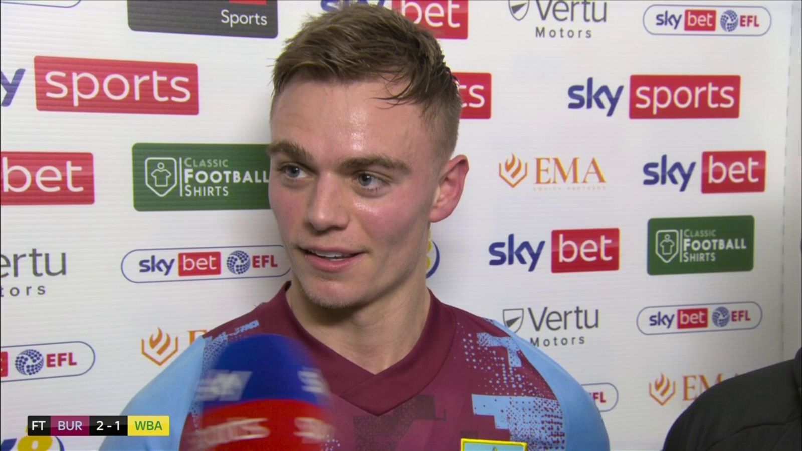 Burnley 21 West Brom Scott Twine's stunning late freekick completes