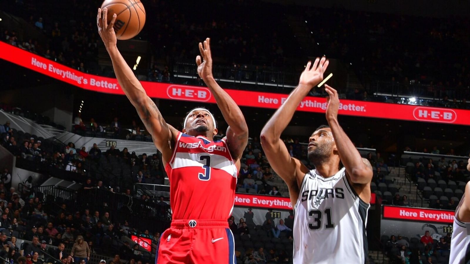 Washington Wizards 127106 San Antonio Spurs NBA Highlights NBA News Sky Sports