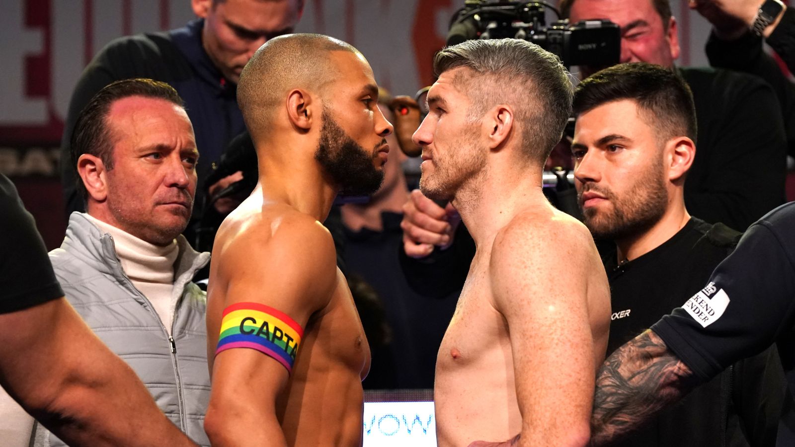 skysports chris eubank jr liam smith 6030513 Chris Eubank Jr and Liam Smith make weight in Manchester