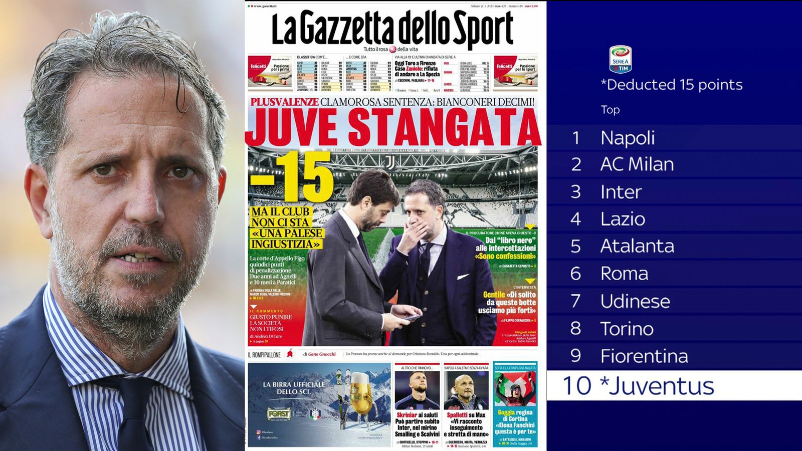 Juventus: odjęcie 15 punktów od Serie A dla Fabio Paraticiego, zawodnika Tottenhamu, na 30 miesięcy |  wiadomości piłkarskie