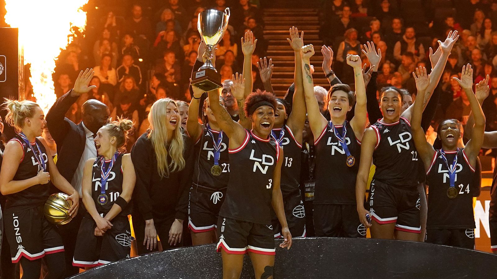 London Lions sweep WBBL and BBL Cup Finals against Leicester Riders for first trophies of season