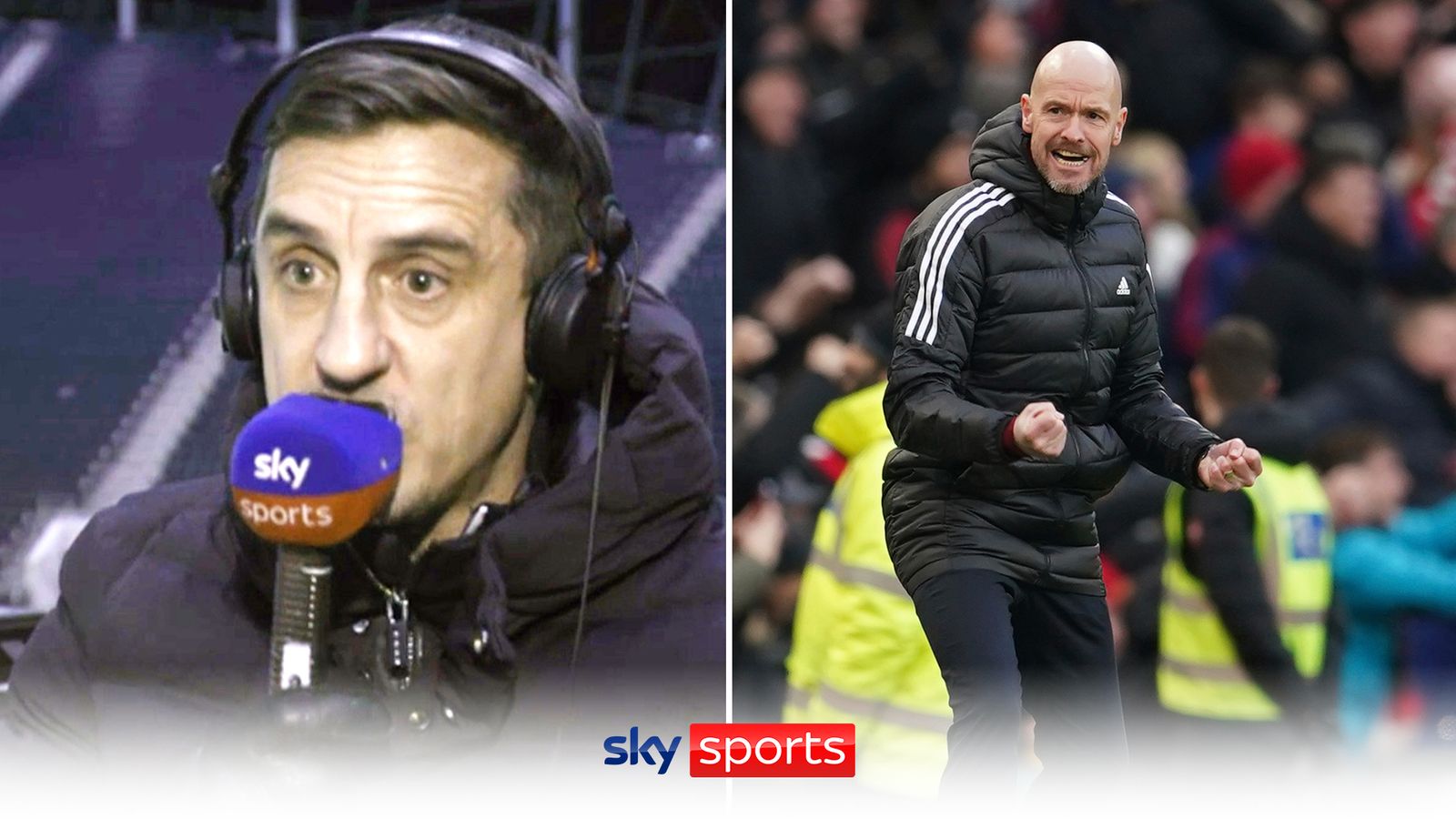 Gary Neville mesmerized by ten Hag's impact at Manchester Utd
