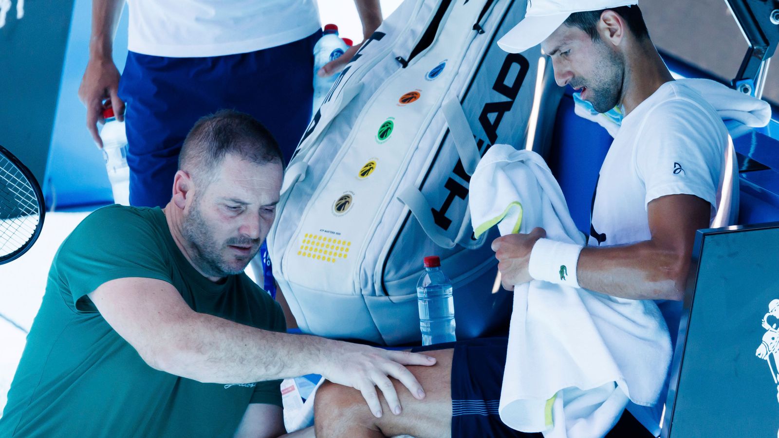 Novak Djokovic suffers injury scare ahead of Australian Open as he cuts short practice match | Tennis News