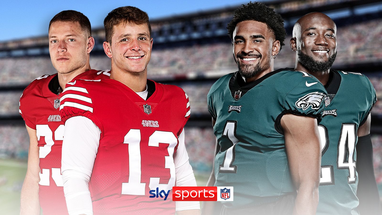 San Francisco 49ers @ Philadelphia Eagles: Super Bowl spot on the line for  two NFL giants in NFC Conference Championship game | NFL News | Sky Sports