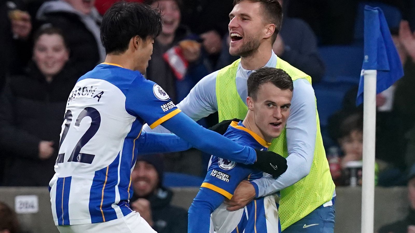 Brighton 3-0 Liverpool: Solly March double and Danny Welbeck strike ...