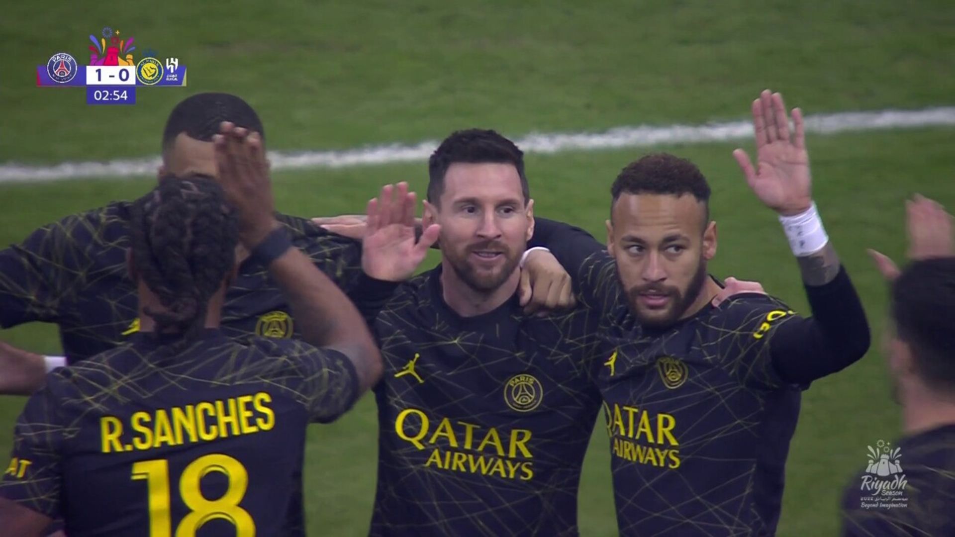 Messi scores within opening three minutes against Riyadh's All-Star XI