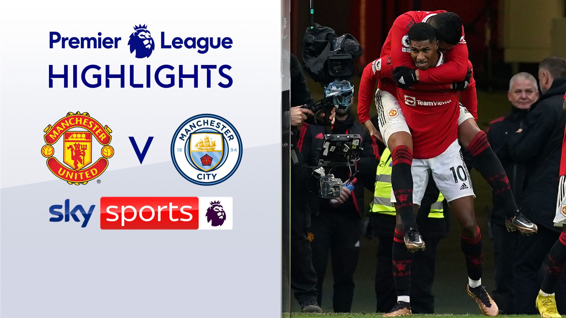 Rashford continues scoring streak to give Man Utd huge derby win